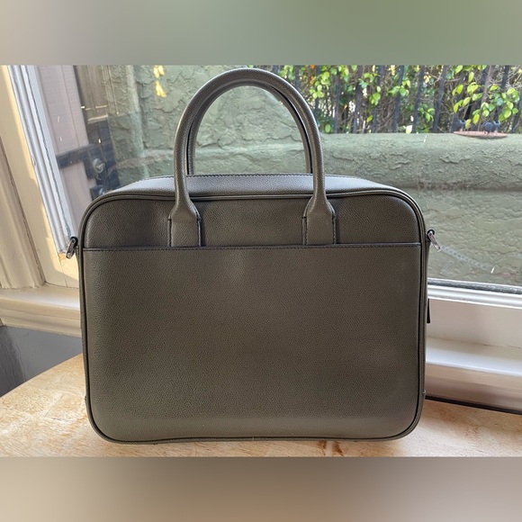 Michael Kors Olive Green Laptop Bag, EUC - Picture 9 of 14